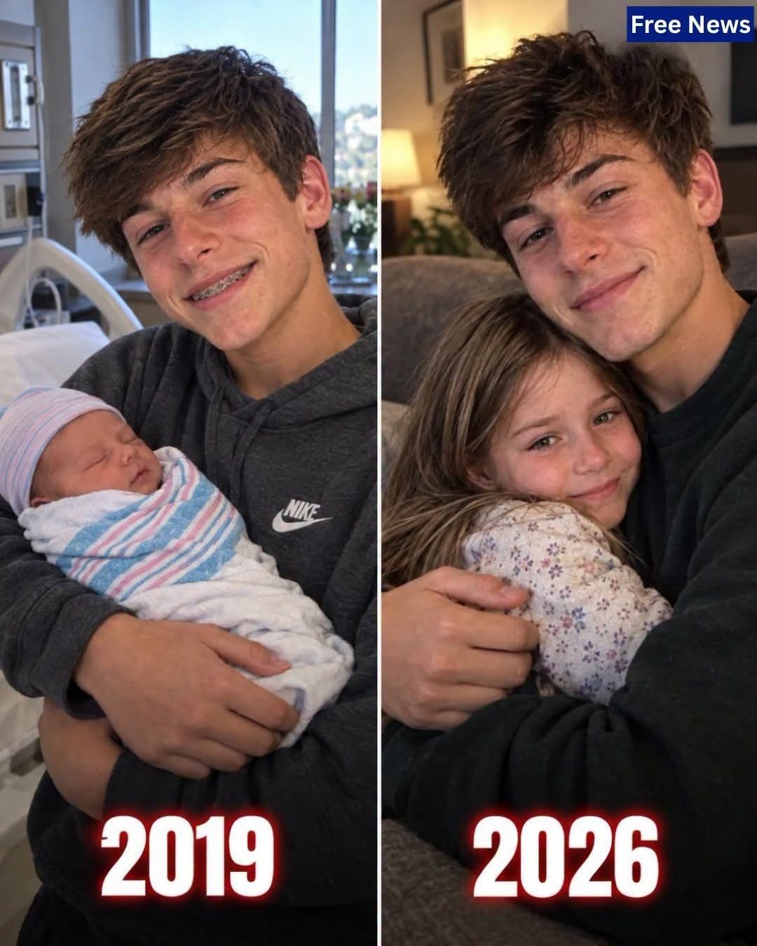 A young brother protecting his little sister during a family inheritance and custody dispute