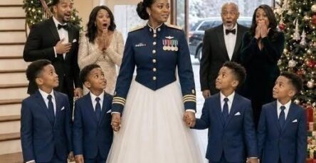 Clara faces her ex-husband Major Adrian Vale at a military gala eight years after their divorce