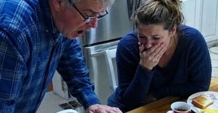 A devoted father stays beside his young daughter during her hospital recovery.